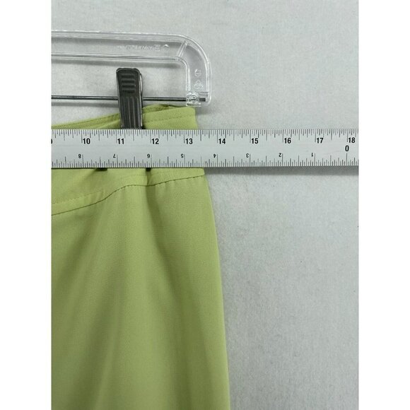 Uniform John Paul Richard Skirt Women's Sz 6 Lime Green Lined A-Line Lined Zip - Picture 3 of 10